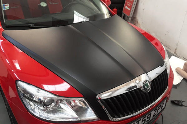 Gallery image shows tbonnet Vinyl wraped vehicle by B.N.Window Tinting & Car Wrapping Rugby UK