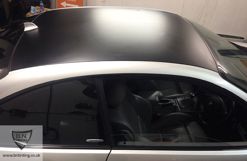 Gallery image shows top Vinyl wrapped vehicle by B.N.Window Tinting & Car Wrapping